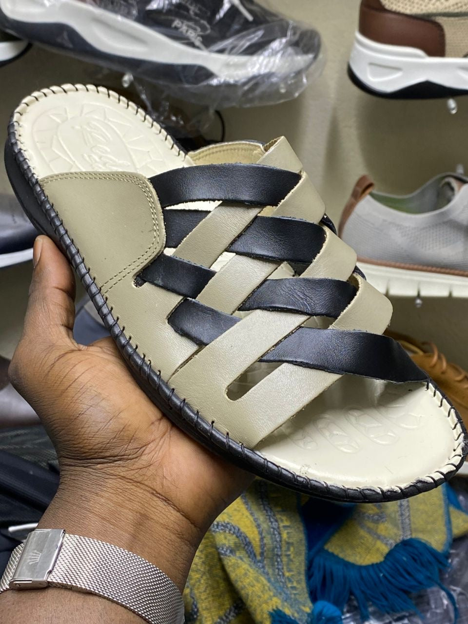 Sandales Orthopédiques en Cuir authentique
