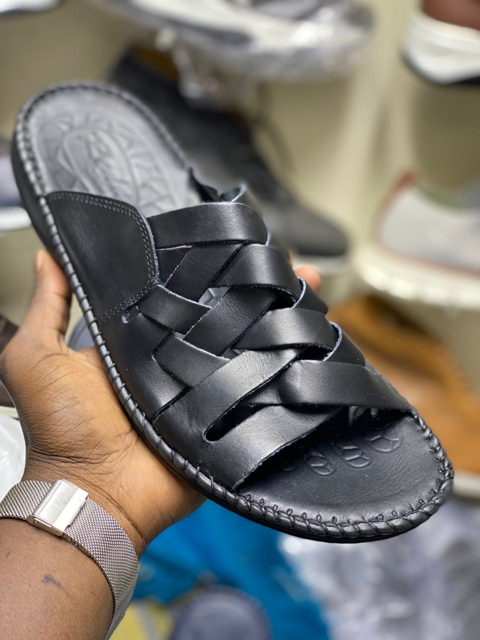 Sandales Orthopédiques en Cuir authentique