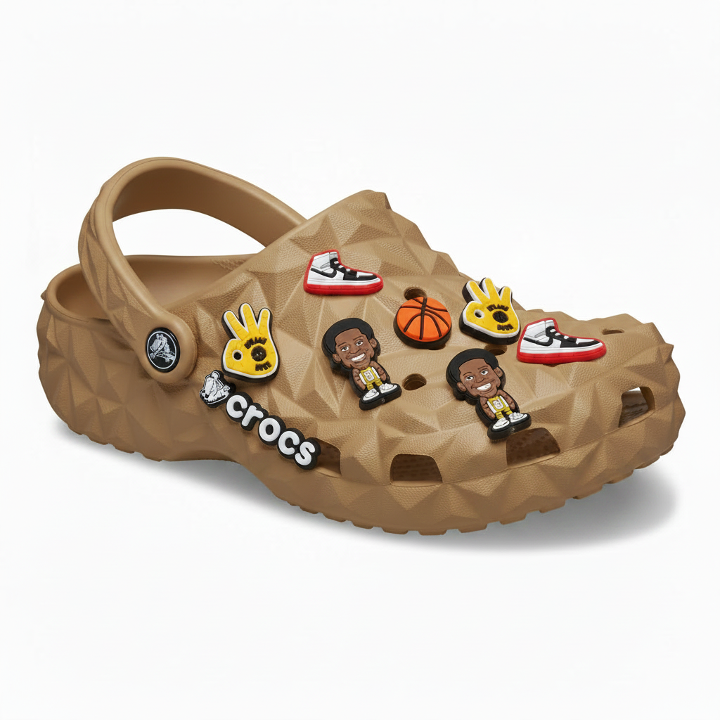 Crocs Clogs Vista Yukon Stichers 🤞🏀🤷‍♂️