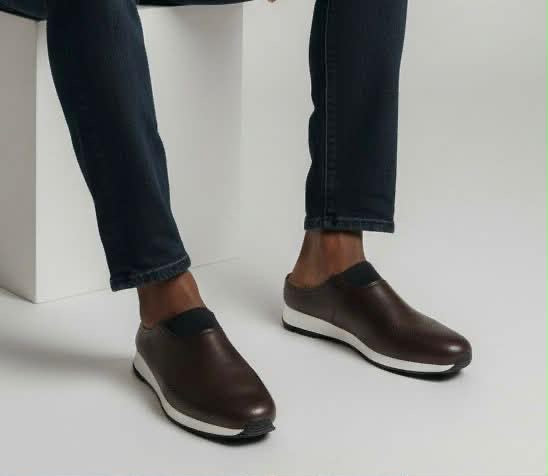 Sandales sabots en cuir authentique
