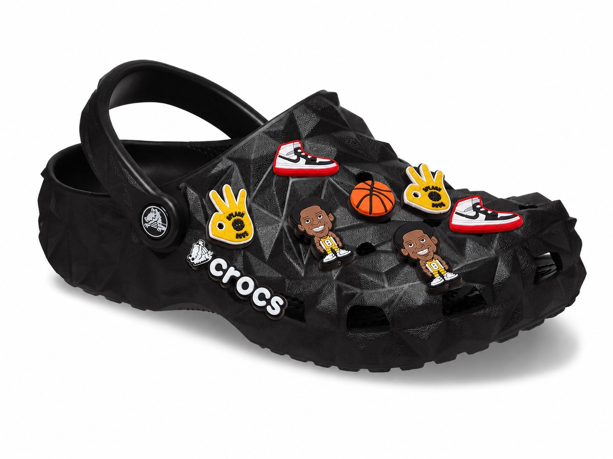 Crocs Clogs Vista Yukon Stichers 🤞🏀🤷‍♂️