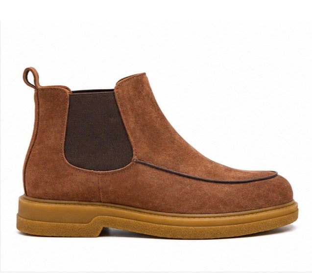 Bottines Chelsea cuir Suède