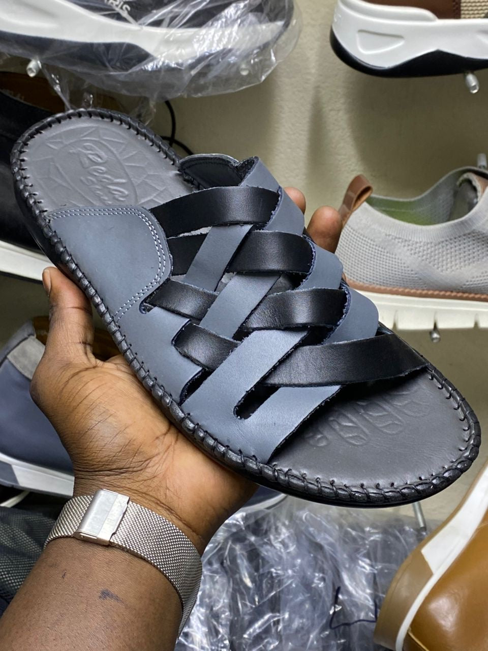 Sandales Orthopédiques en Cuir authentique