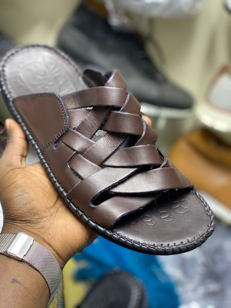 Sandales Orthopédiques en Cuir authentique