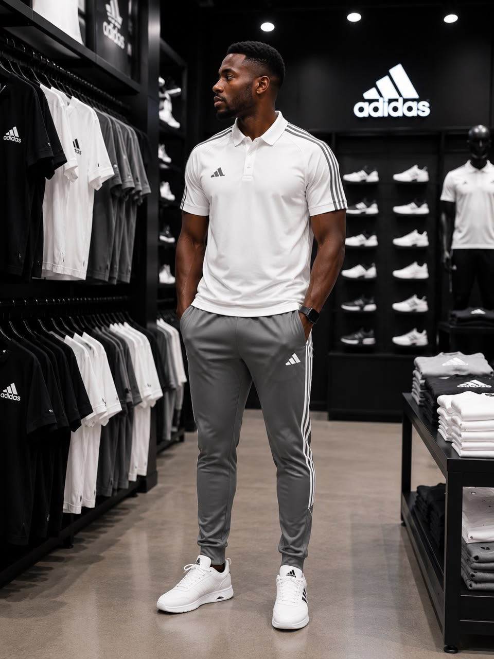 Ensemble survêtement sport ADIDAS : Qualité Premium