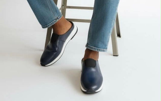 Sandales sabots en cuir authentique
